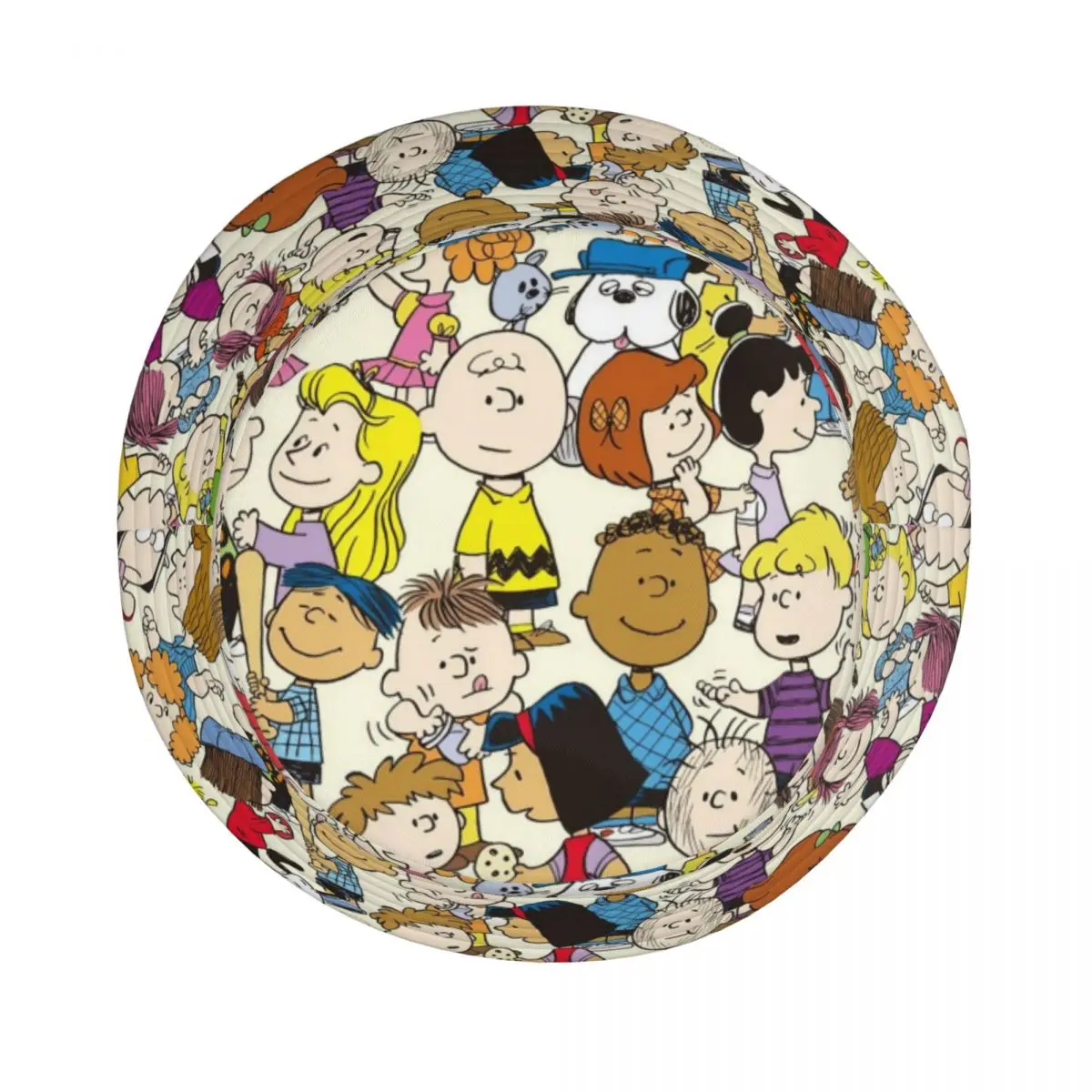 Peanuts Comic Characters Bucket Hat for Women Men Travel Snoopy Charlie Brown Linus and Lucy Bob Hats for Vacation Caps