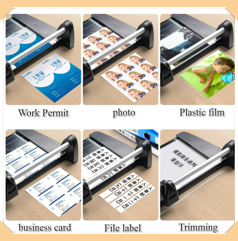 KW-trio Portable Alloy A4 A3 Precision Paper Cutter Photo Trimmers Diy Scrapbook Cut Tools Cutting Mat Board Home Office Supplie