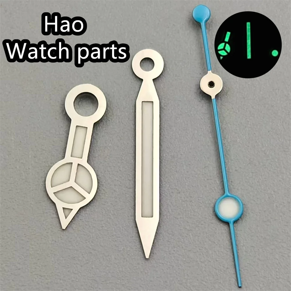ブリガー-色とりどりの時計のハンドセット,発光ポインター,交換部品,緑,青,nh35,nh36,ファッションに適しています