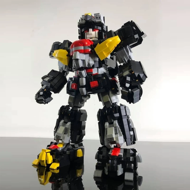 MOC-88688 انمي ياباني روبوت Gettered سوبر Turboed Dancougar اللبنات نموذج العسكرية روبوت الطوب لعبة الأطفال هدية