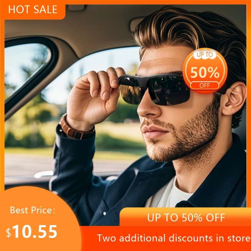 

Умные Bluetooth-очки Echowear без оправы для активного отдыха, езды на велосипеде и вождения автомобиля, новинка 2026 года, дропшиппинг