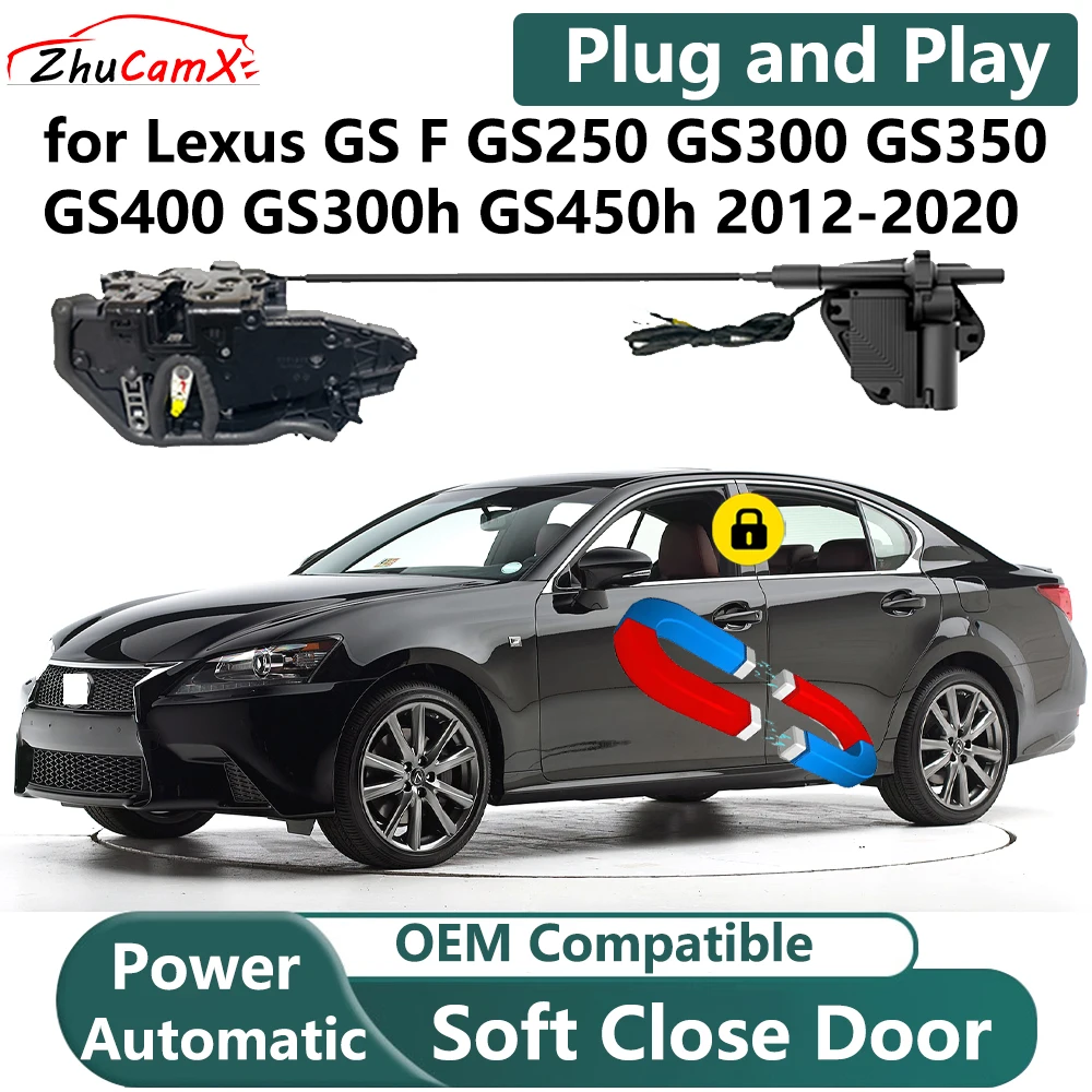 

for Lexus GS F GS250 GS300 GS350 GS400 GS300h GS450h 2012-2020 Car Electric Soft Close Door System Power Closing Door Latch Lock