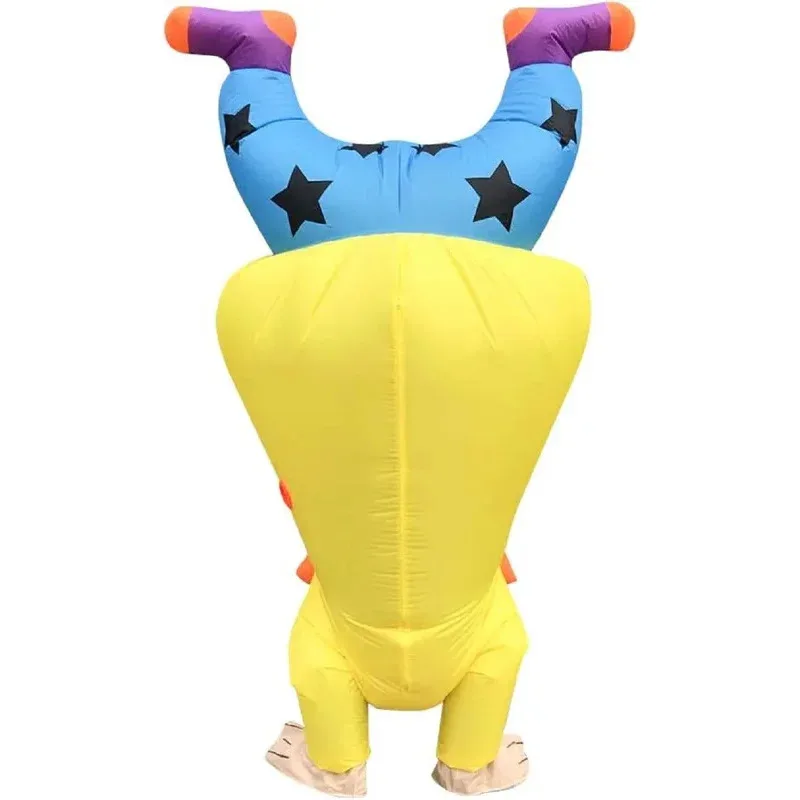 

Clown Inflatable Costume Clown Costume Fancy Dress Joker Jumpsuit for Party Clown Blow Up Suuit Festive Clown Costumes for MHG6B