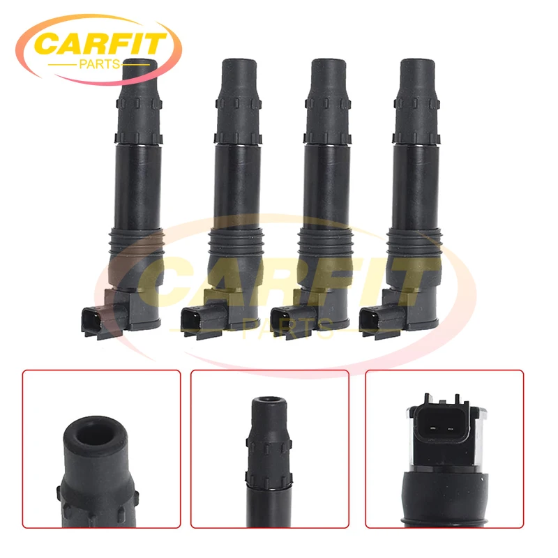 4PCS 129700-4400 Ignition Coils For Suzuki GSX1300R GSXR1000 Hayabusa 1300R GSF GSX 650F Bandit 650 1250 GSXR750 1999-2015