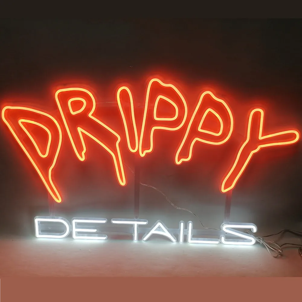 

Customizable LED Neon Angel Wings Sign Light with Dimmer for Party Wedding Birthday Home Decor Personalized Name Display