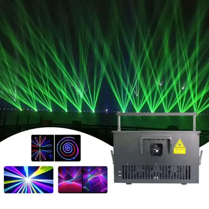 BotaiI 10w RGB outdoor disco laser light christmas lights Animation Disco Lazer Dj Light 3d Laser Lights For Outdoor activities