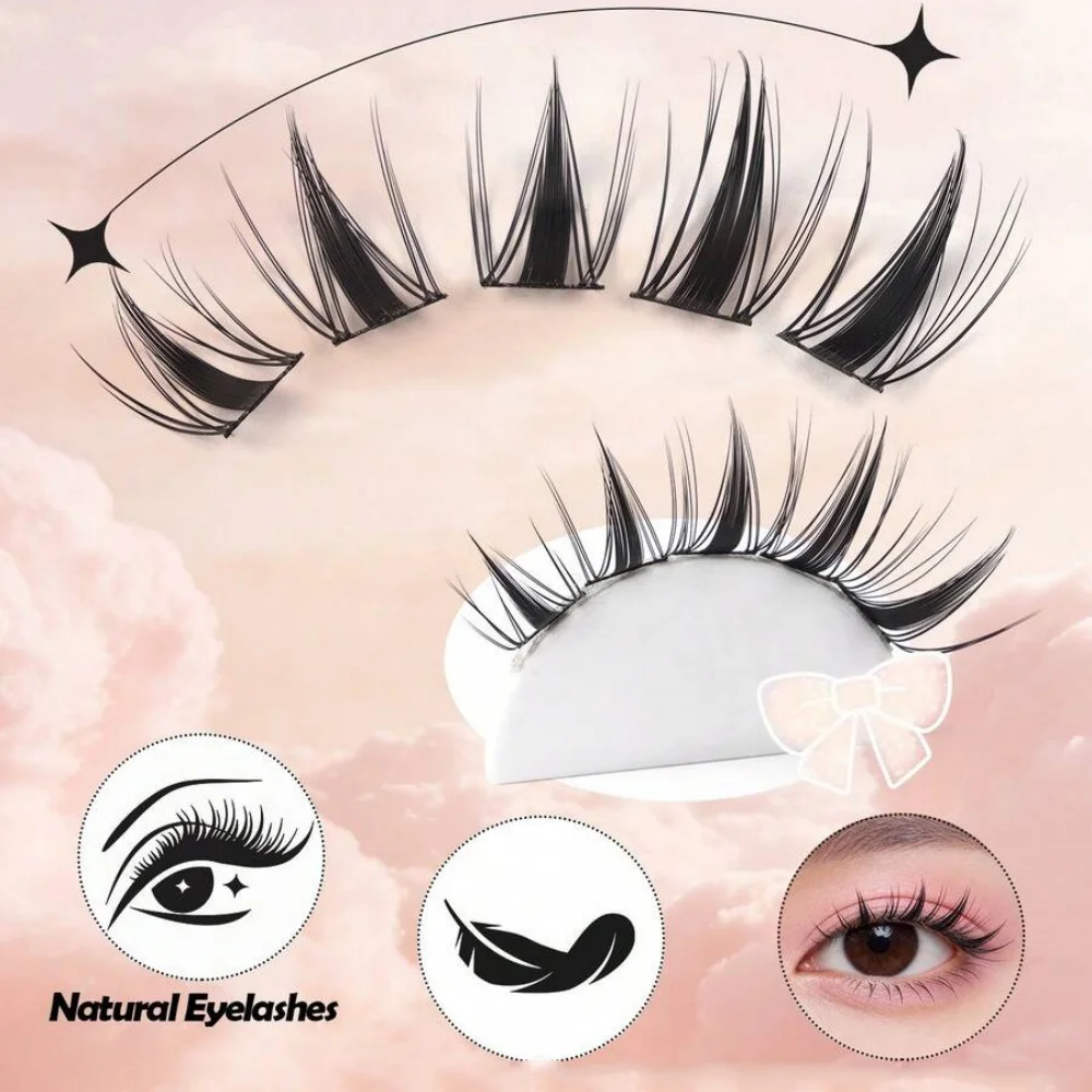 1 Box mit 140 Wimpernverlängerungssets 8-18mm Comic-Style Wimperngruppe C Roll - Breite DIY-Wimpernverlängerung für Anime-Zeichnungen – Detail 3