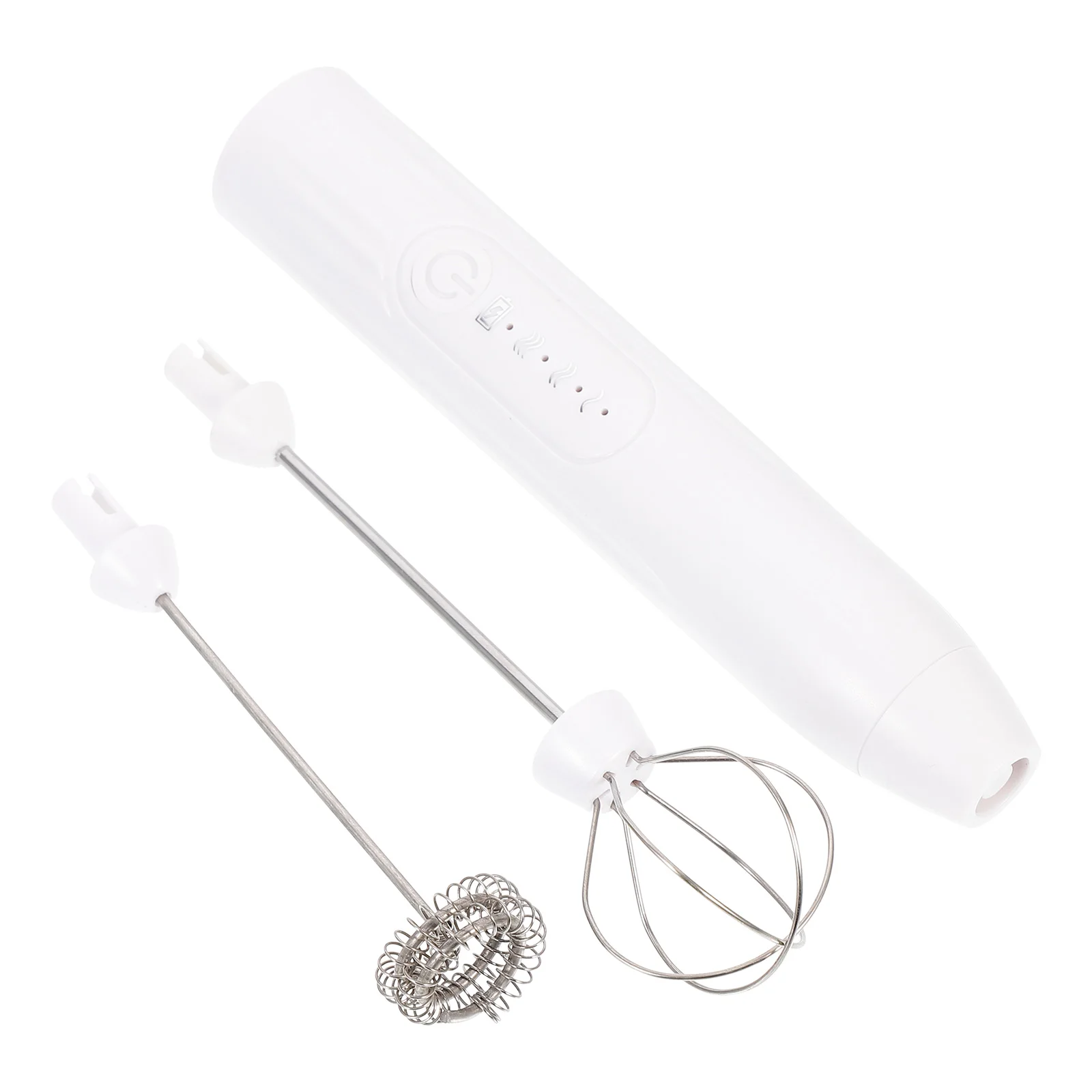 

Electric Frother Household Milk Bubbler Coffee Foamer-- Hand-held Stainless Steel