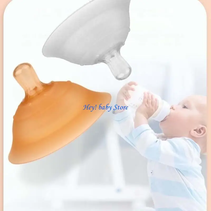 Q1FE Double Layer Silicone Nipple Protector Menyusui Payudara Untuk Perlindungan Pad Cap Shield Cover