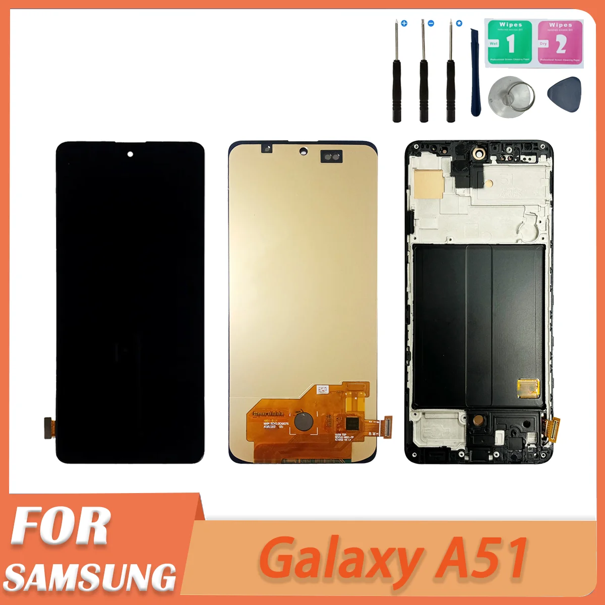 For Samsung Galaxy A51 4G LCD With Frame Digitizer Assembly,For Samsung A51 A515 A515F A515F/DS,A515FD A515FN/DS Display