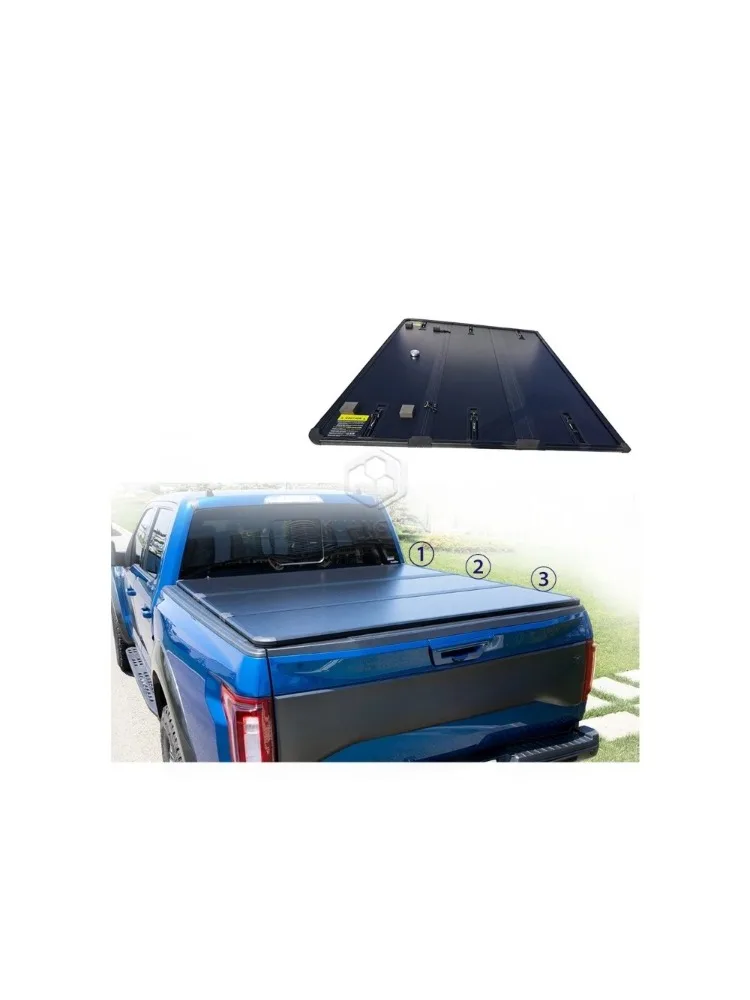 

Best Price Hard Tri-Fold Tonneau Cover for Jeep Gladiator 2020-2023 Pickup Trucks Compatible with Ranger and Silverado Models