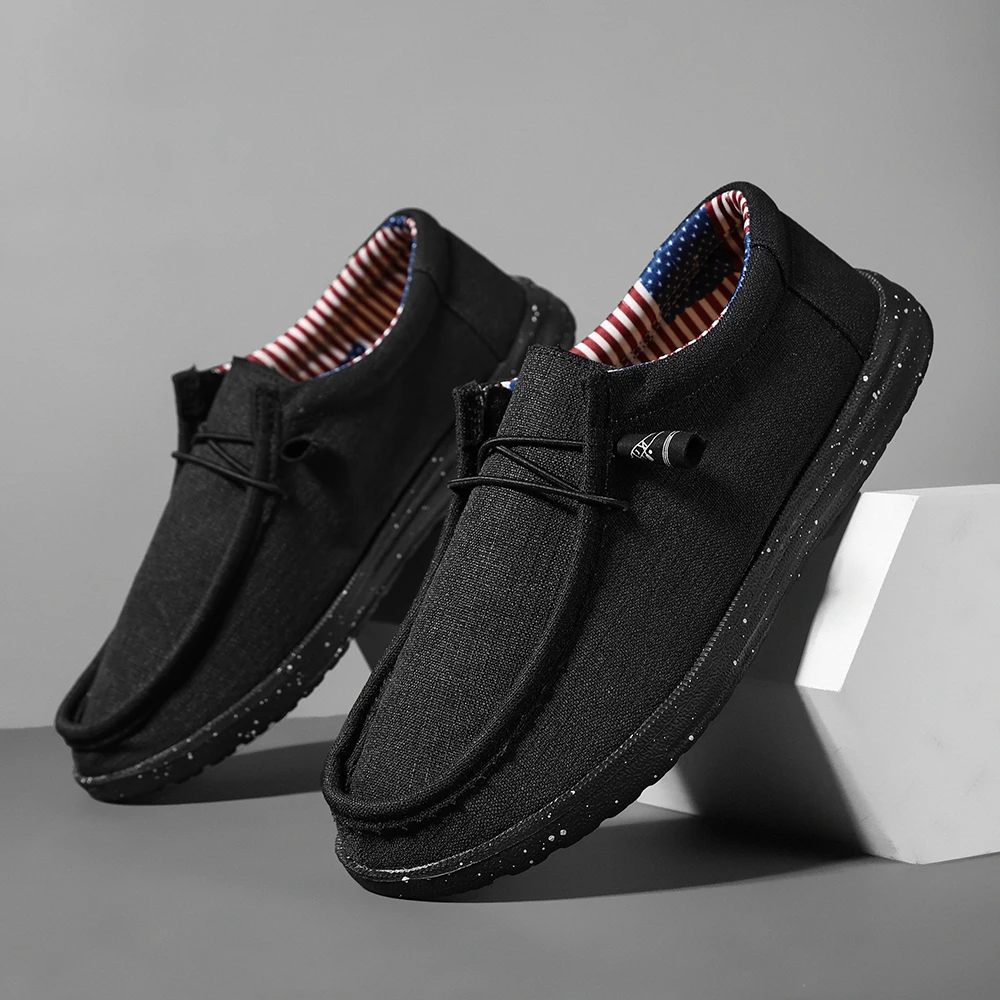 

Plus Size Men's Solid Color Breathable Slip On Classic Loafer Shoes Comfy Casual Durable Lightweight Walking Shoes