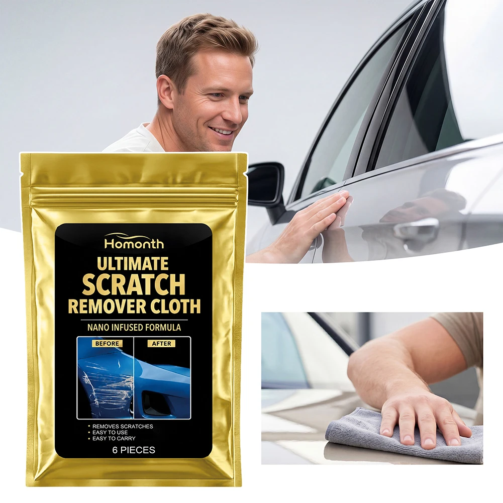 Car Nano-Wipe Advanced Nano-Technology Cleaning Cloth For Car Scratch Repair Buffer Reusable Ultimates Scratch Remover Cloth