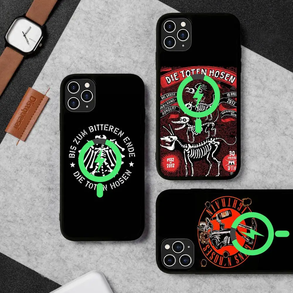 Punk Rock Band D-Die Toten Hosen Magnetic Case For IPhone 17 16 14 13 12 11 15 Pro Max Plus Wireless Charge Phone Cover