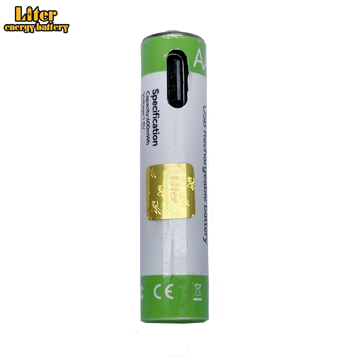 충전식 배터리, AAA USB 배터리, C타입 고속 충전, No.7 리튬 배터리, 1.5V