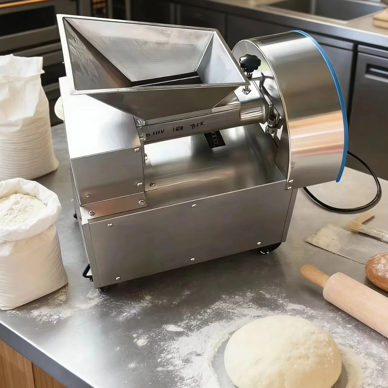 Small Automatic Dough Divider Machine Dough Ball Making Machine Stainless Steel Dough Cutting Equipment For Bakery