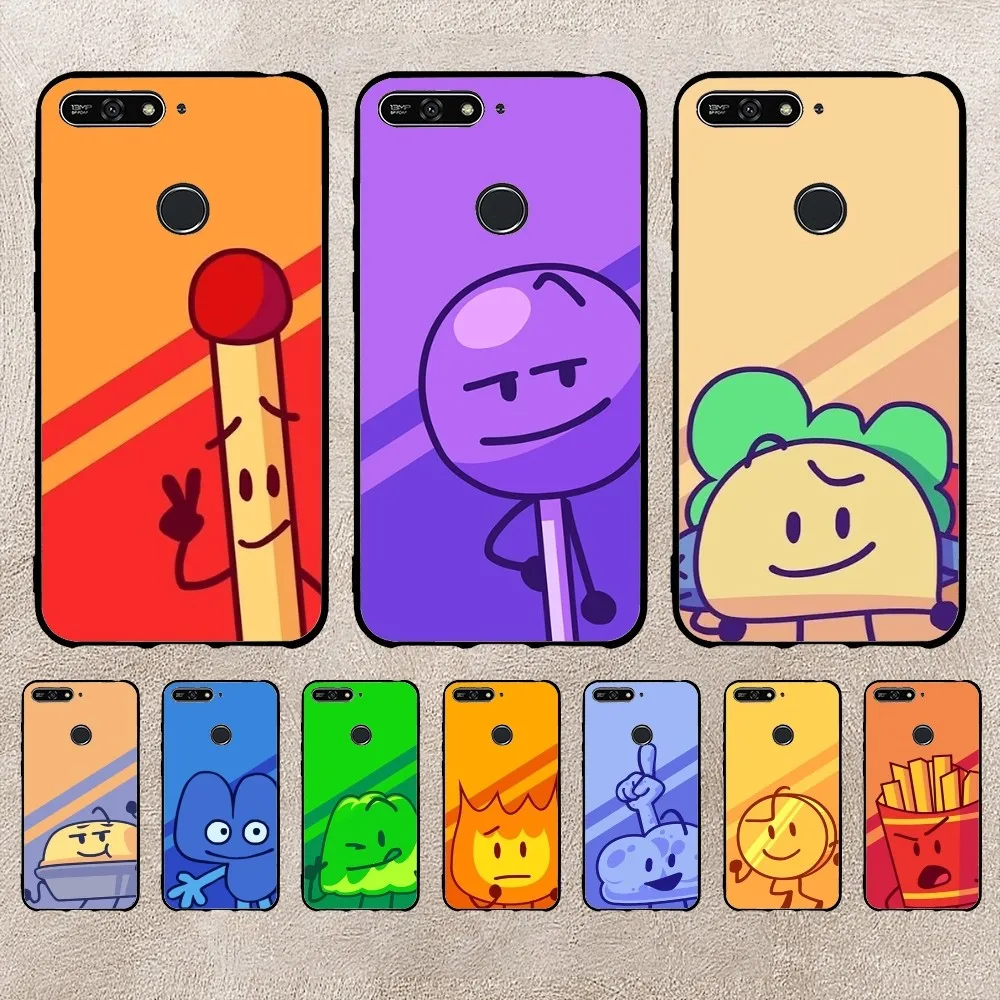 Bfdi Battle For Dream Island Phone Case For Xiaomi 11 Redmi Note 11 5G 8T 9A 9 10T Note8Pro Note9 12SUltra Black Case