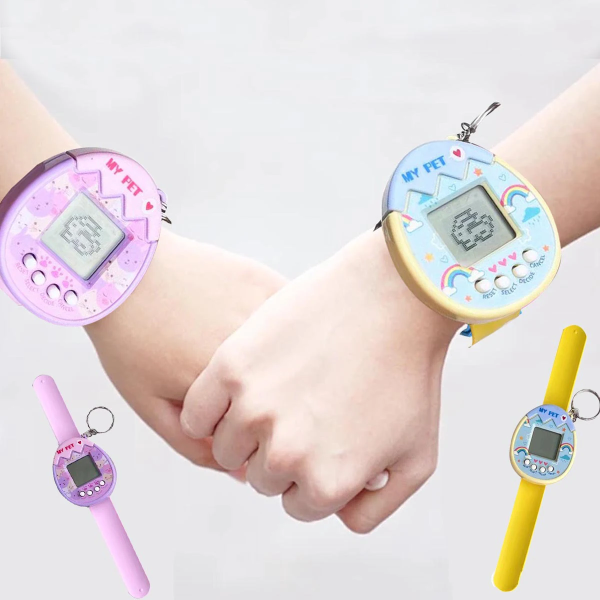 Mainan hewan peliharaan elektronik Tamagotchi 160 klasik Virtual Cyber Digital nostalgia Digital mainan hewan Digital genggam permainan Digital mainan hewan peliharaan