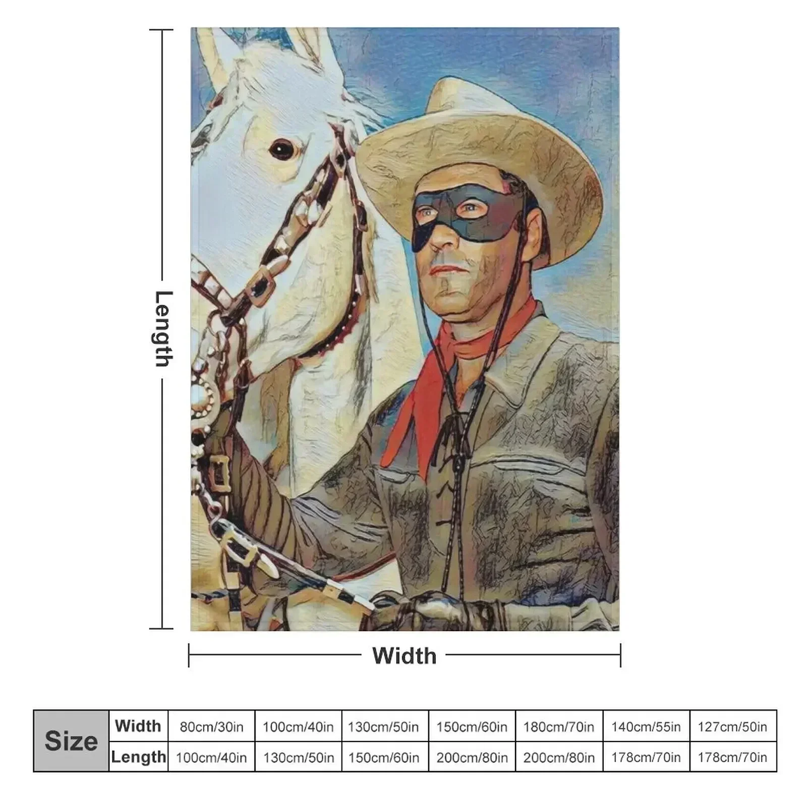 The Lone Ranger and Silver Throw Blanket Blankets For Sofas heavy to sleep wednesday Camping Blankets