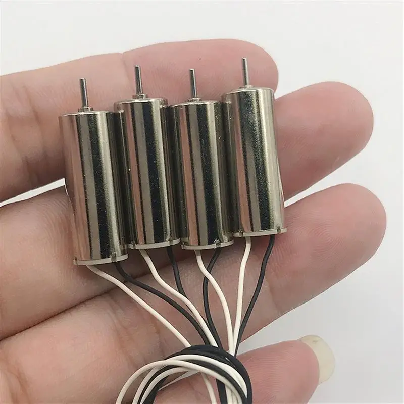 4 pièces 8523 8.5mm23mm DC 3V-3.7V 40000 tr/min moteur sans noyau à aimant puissant Ultra-haute vitesse pour Drone RC Mini quadrirotor
