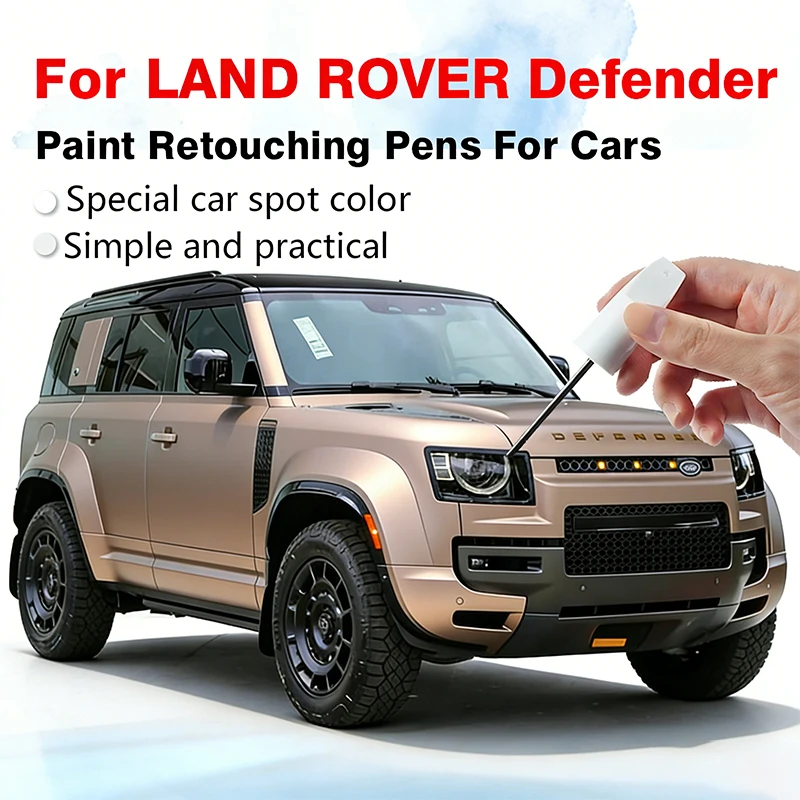 For LAND ROVER Defender Car Paint Repair Pen Restores Original Factory Paint Finish with Clear Coat Enhances Gloss Pangea Green