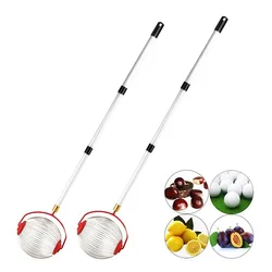 Ball Collector Rolling Nut Harvester Ball Picker Adjustable Outdoor Manual Tools Picker Collector Walnuts Pecans Crab Apples