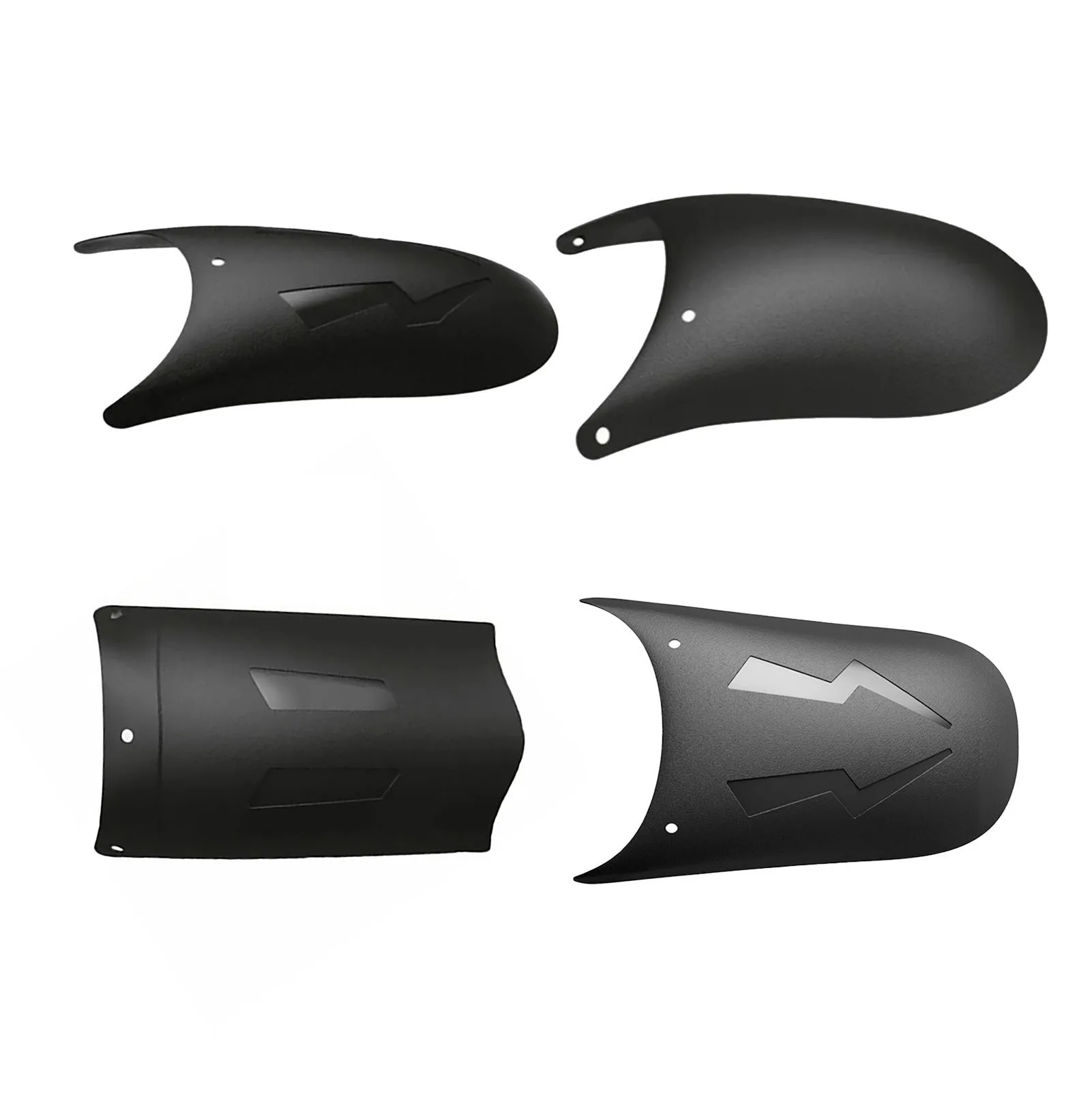 Mud Flaps Motorcycle Front Mudguard Motorcycle Mud Flaps Plastic Excellent Toughness Unique Pattern Motorcycle Mud Flaps