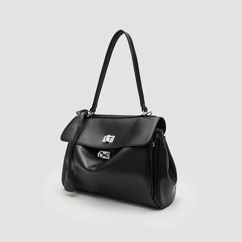 Bolso cruzado de cuero PU de gran capacidad para mujer, bolso de hombro suave con correa ajustable, bolso de mano de Color sólido, nuevo diseño