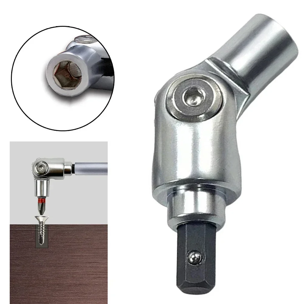 

180 Degree Rotation Electric Drill Driver Screwdriver Joint Turning Corner Device Extension Rod Quick Change Holder