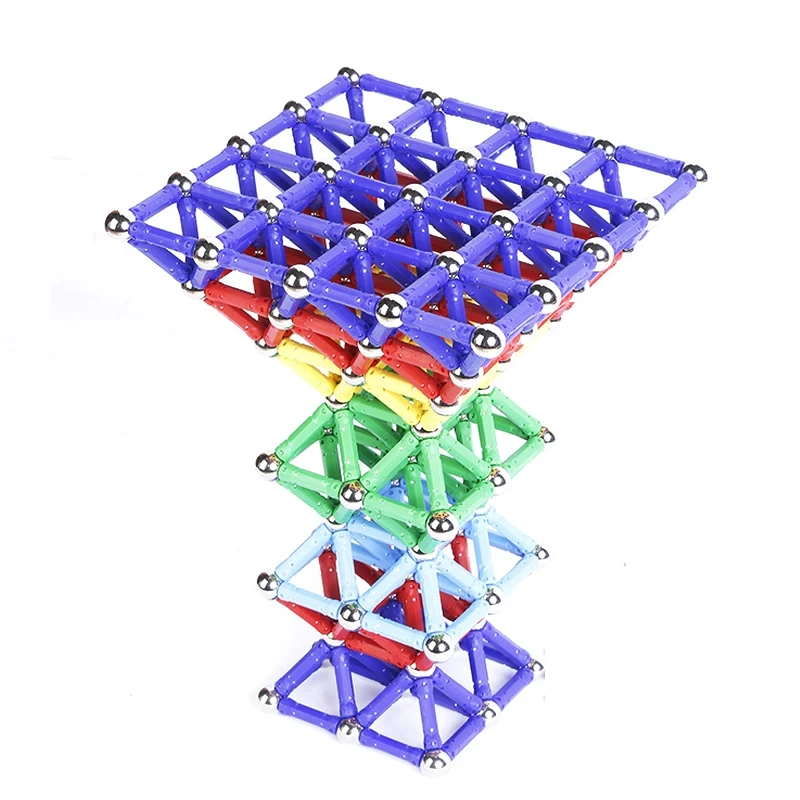 Kinder magnetisch bauen Spielzeug Kinder frühe Bildung Spielzeug erleichtern Kind Gehirn Phantasie kultivieren Kinder praktische Fähigkeit Spielzeug