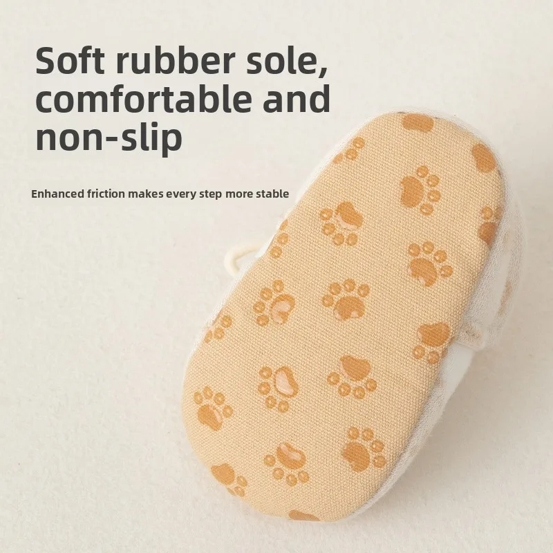أحذية الأطفال حديثي الولادة والأطفال الصغار أحذية أمامية للربيع والخريف أحذية داخلية فضفاضة ذات نعل ناعم مانعة للانزلاق للأطفال الصغار #3