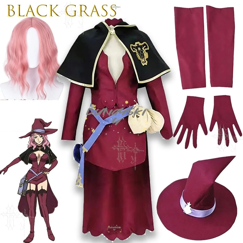 BlackGrss Vanessa Enoteca Full Cosplay Suit Anime Female Character Outfit for Convention Party Stage Role Play - view 2