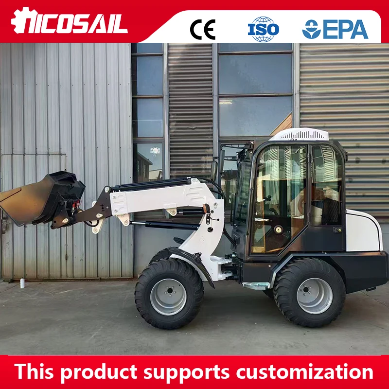 

KZL918 Telescopic Wheel Loader 2215mm Dumping Height Before Extension Narrow Space