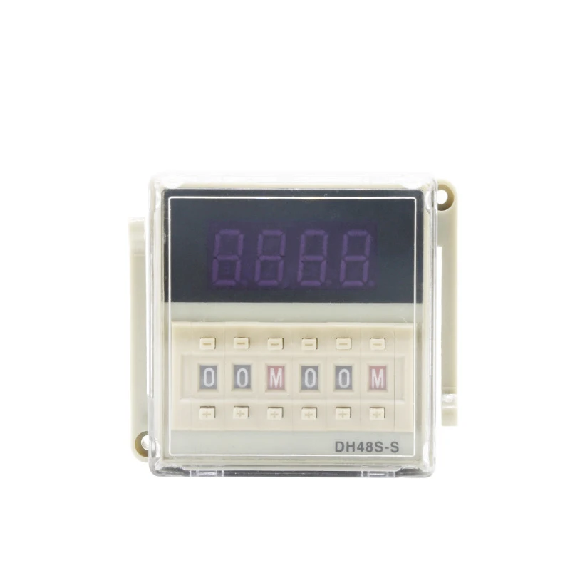 DH48S-S-2Z Time Relay 8 Feet 380V/36V 20-240V Two Sets Delay Contact Digital Display Switch