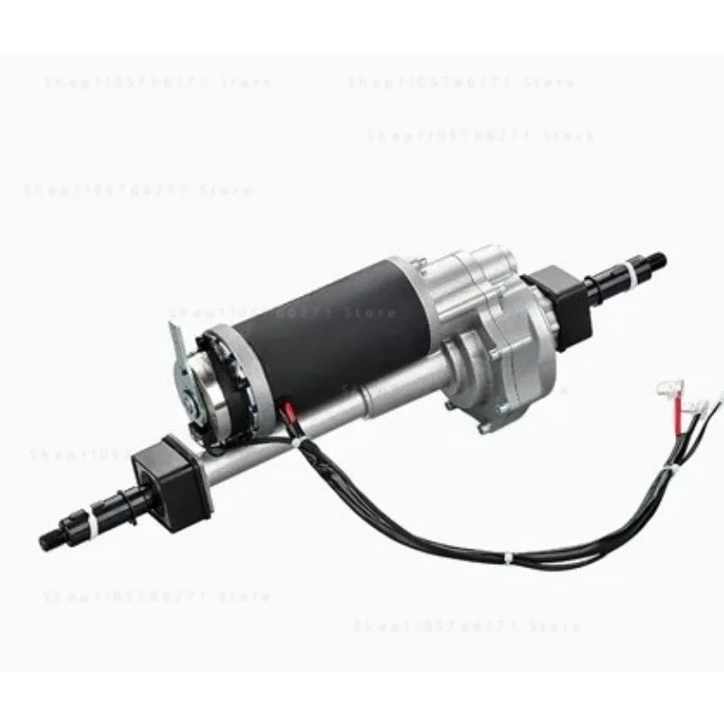 Q1-250W 24V Rear Axle Gear Motor for Mobility Scooter, Electric Elderly Scooter Drive Motor with Brake, High Torque Quiet