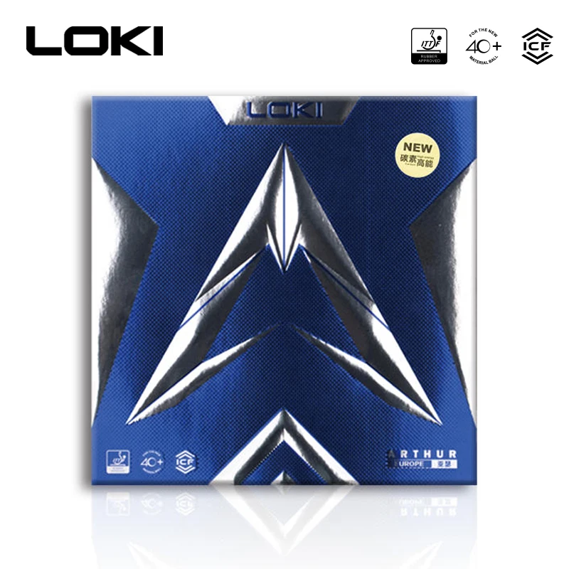 

LOKI Arthur EURO Professional Carbon Sponge Table Tennis Rubber ITTF Sticky Pips In Ping Pong Rubber for Loop with Fast Attack