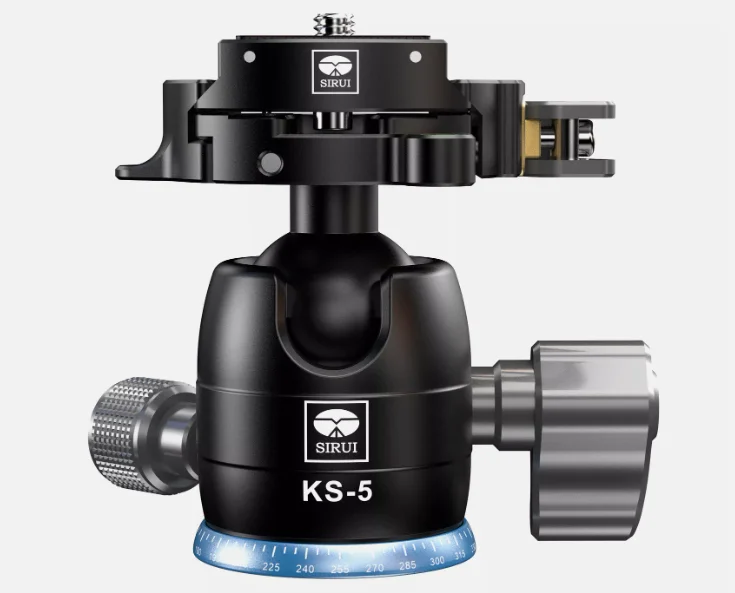 

Sirui KS-5 Low Gravity Quick Release Ball Head w/ Magnetic Allen Key max load 10kg