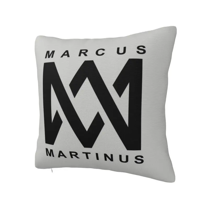 Custom M-Marcus And M-Martinus Cushion Cover Print Square Throw Pillow Case for Car Pillowcase Home Decoration