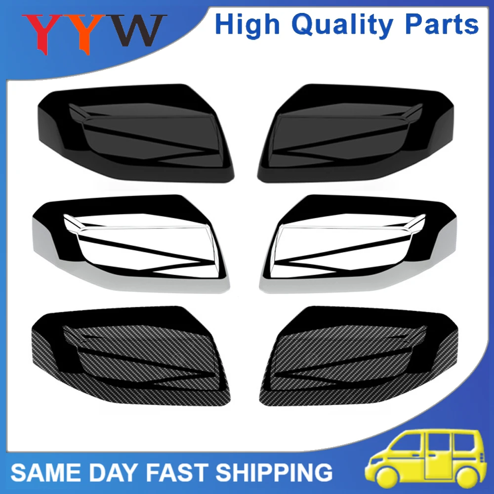 

1Pair NEW Quality Car Modified Reversing Anti-collision Mirror Cover Special Decorative Frame for Chevrolet 24 Colorado Suitable