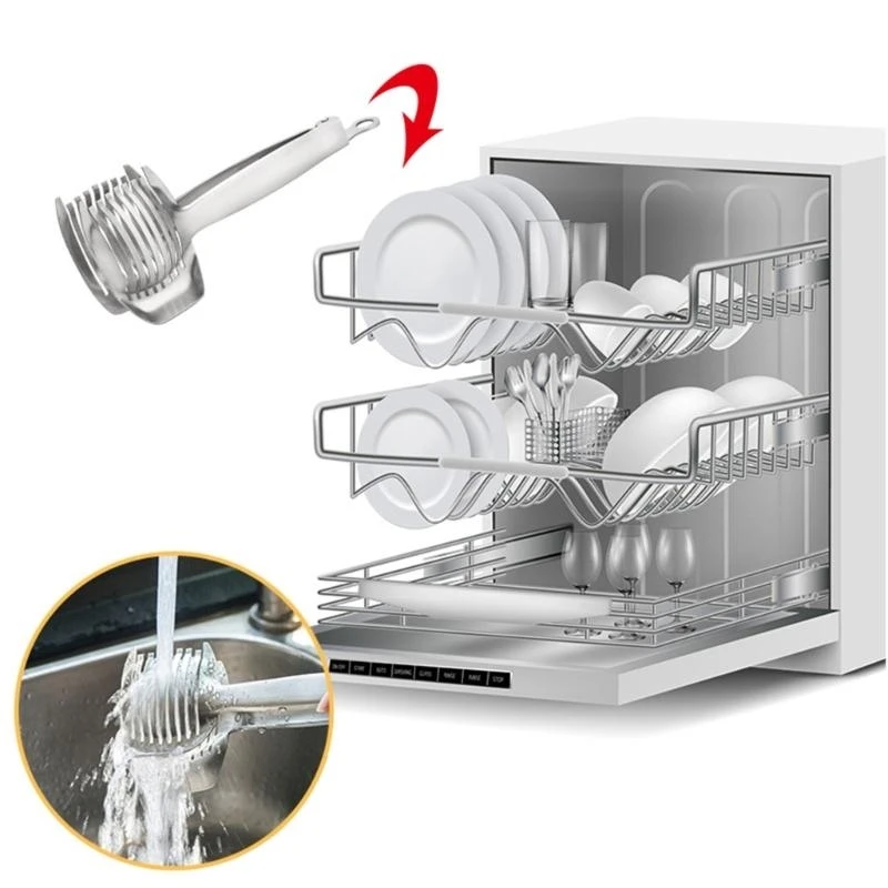  Comfortable Grip Lemon Slicer Separate Segment Accuracy Lemon Slicer For Easily And Even Slicing In The Kitchens