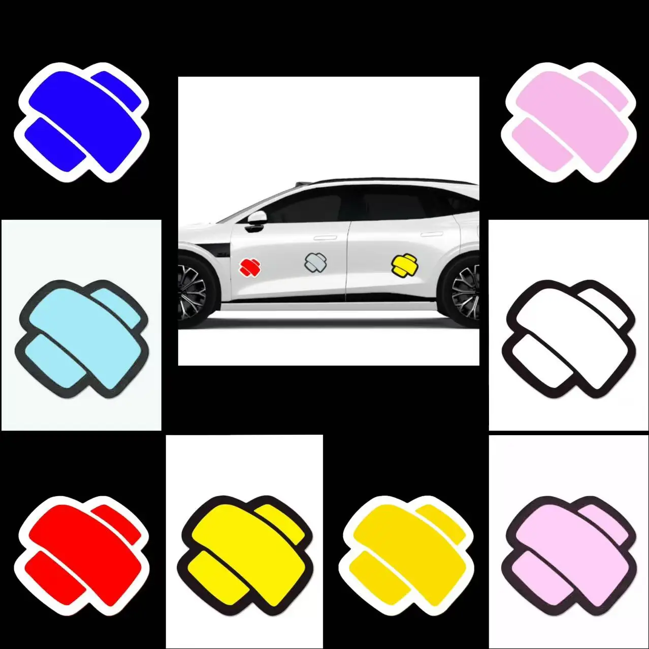 

Band-aids Adhesive bandage Vinyl Car Stickers/ Motorcycles - Waterproof Durable Decals, Body / Door /Helmet Handle Decoration