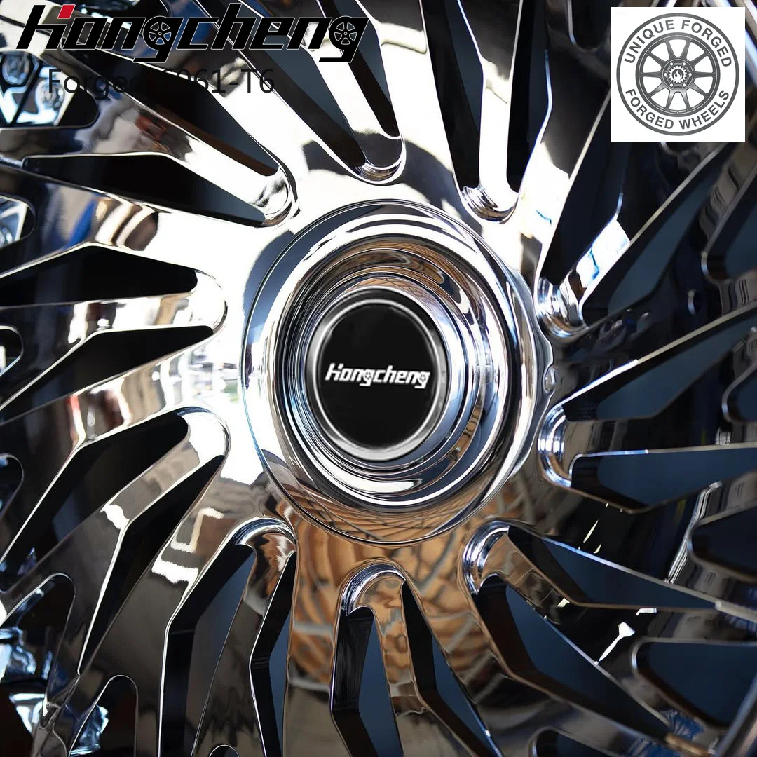 

2026 New Design 2-Piece Forged Wheels 20 22 24 26 Inch 22x9 24x10 26x12 Chrome Deep Lip Concave Car Rims