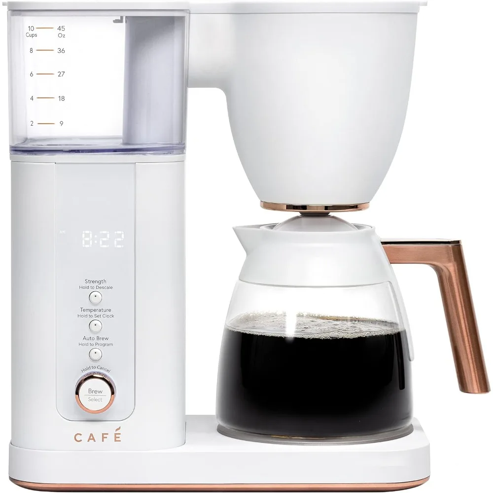 

Specialty Drip Coffee Maker | 10-Cup Glass Carafe | WiFi Enabled Voice-to-Brew Technology | Smart Home Kitchen Essentials