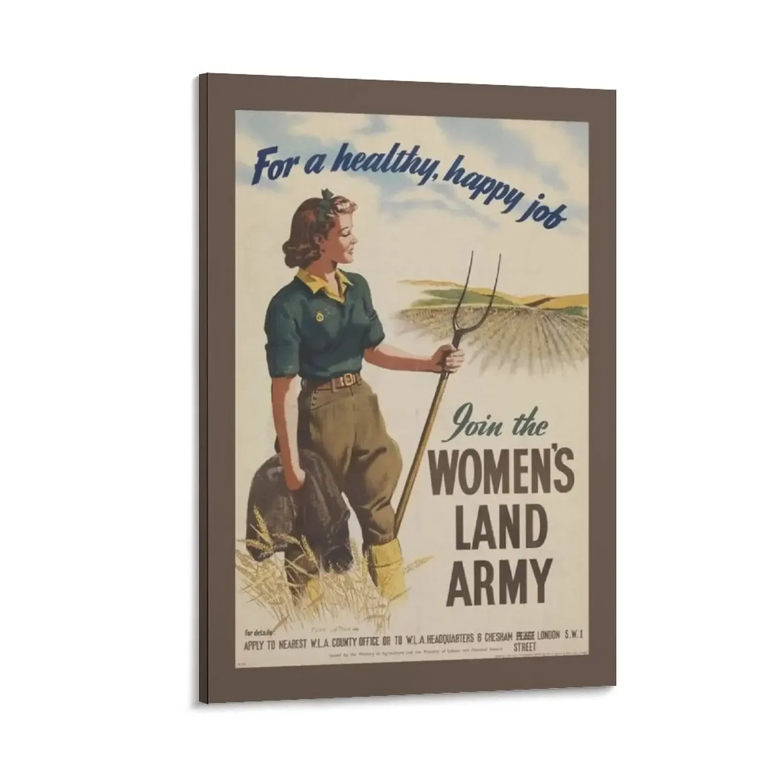 

Women's Land Army Canvas Painting room decors aesthetic room decorations aesthetic ornaments for home wall decoration painting