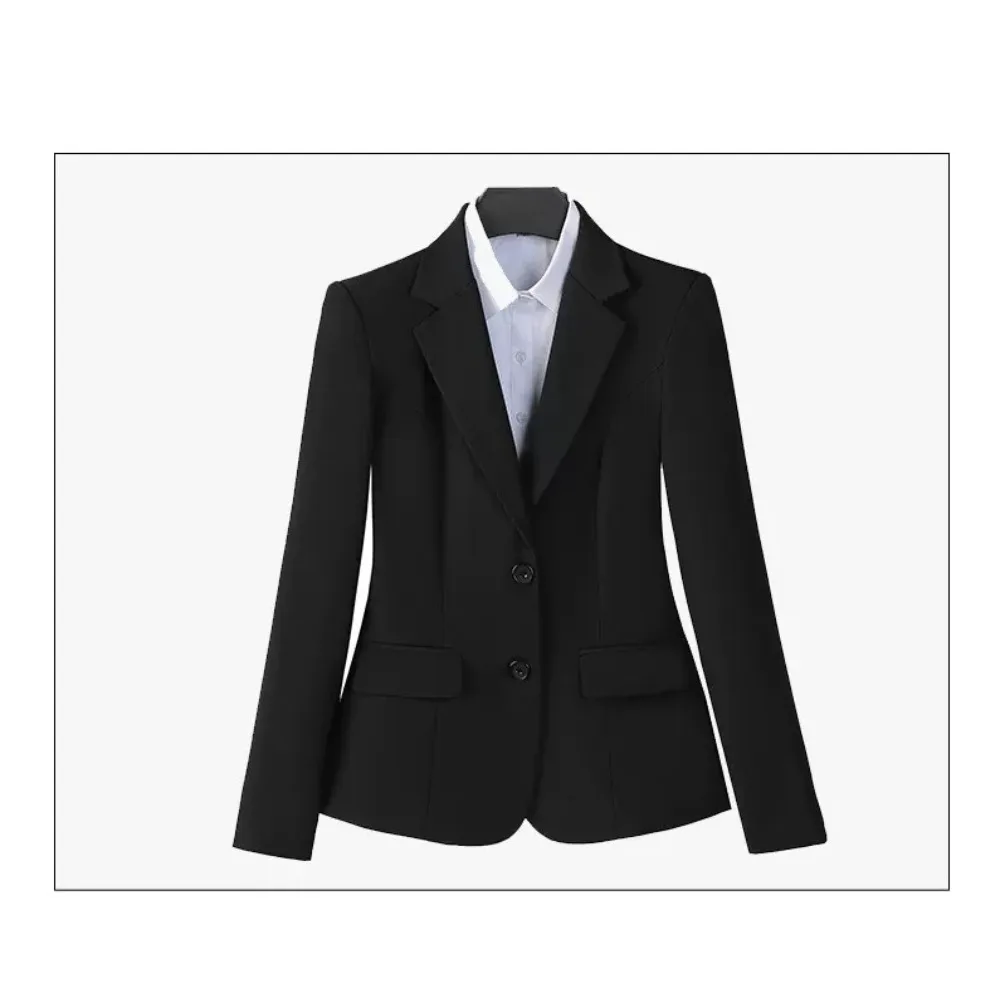 

Women Suit Set Spring Summer Office Blazer Skirt Formal Interview Workwear Hotel Receptionist Outfit