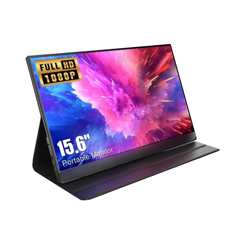 

15.6 Inch IPS LED Screen Portable Monitor 1080P FHD Full HD Gaming USB-C Extender for Laptop Mobile 144Hz Refresh Rate