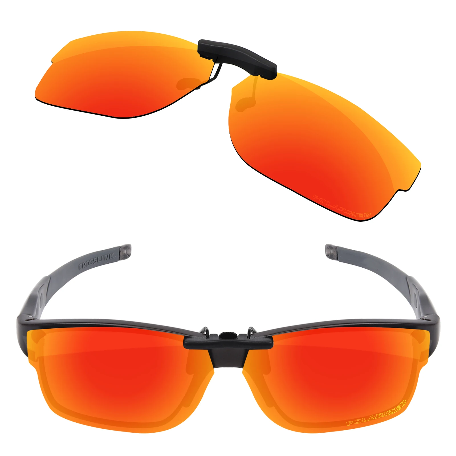 Gafas de sol polarizadas con clip ELuxonsight para gafas Oakley Crosslink Switch OX3128-53-18