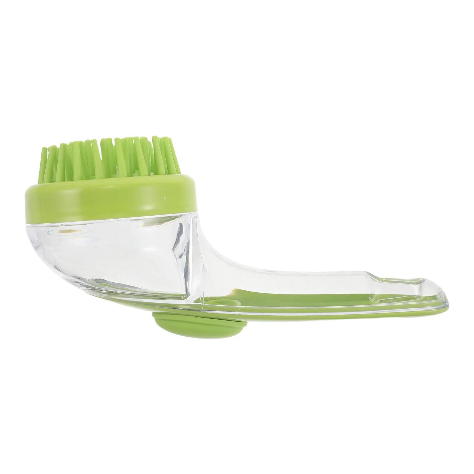Shampoo Brush Elongated Handle Scalp Massager Press Dispensing Liquid Shower Hair Scrubber Deep Cleaning Exfoliating Dandruff