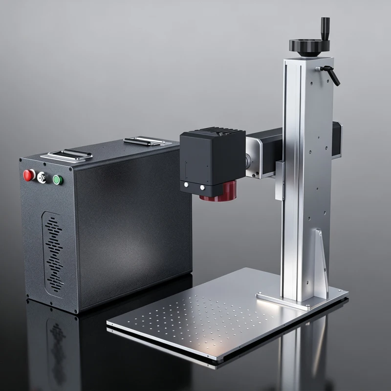 Desktop Portable Marking Machine with CCD | Smart Vision Fiber Engraving Equipment