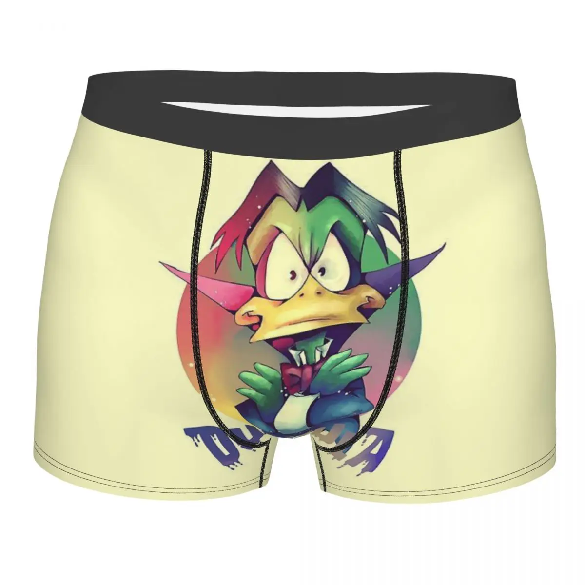 Count Duckula Vampire Lord The Castle Straight Men's Boxer Briefs, Highly Breathable Underwear,High Quality 3D Print Shorts Gift